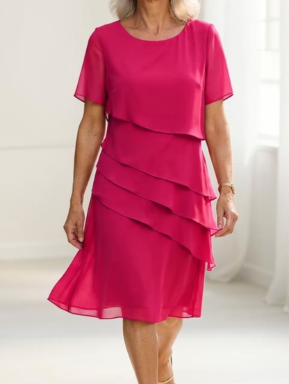 Marta – Vestido elegante con volantes