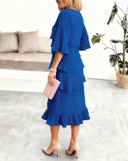Carmen – Vestido elegante con volantes