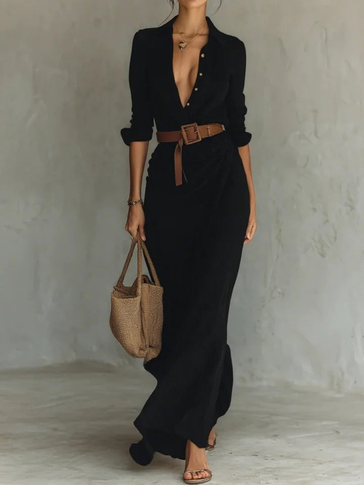 Naiara - Vestido largo elegante