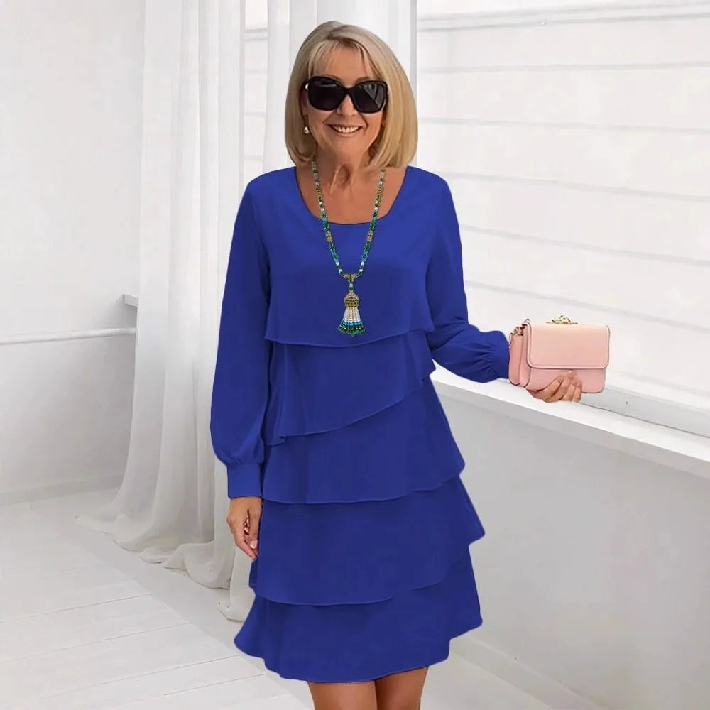 María – Vestido elegante con volantes