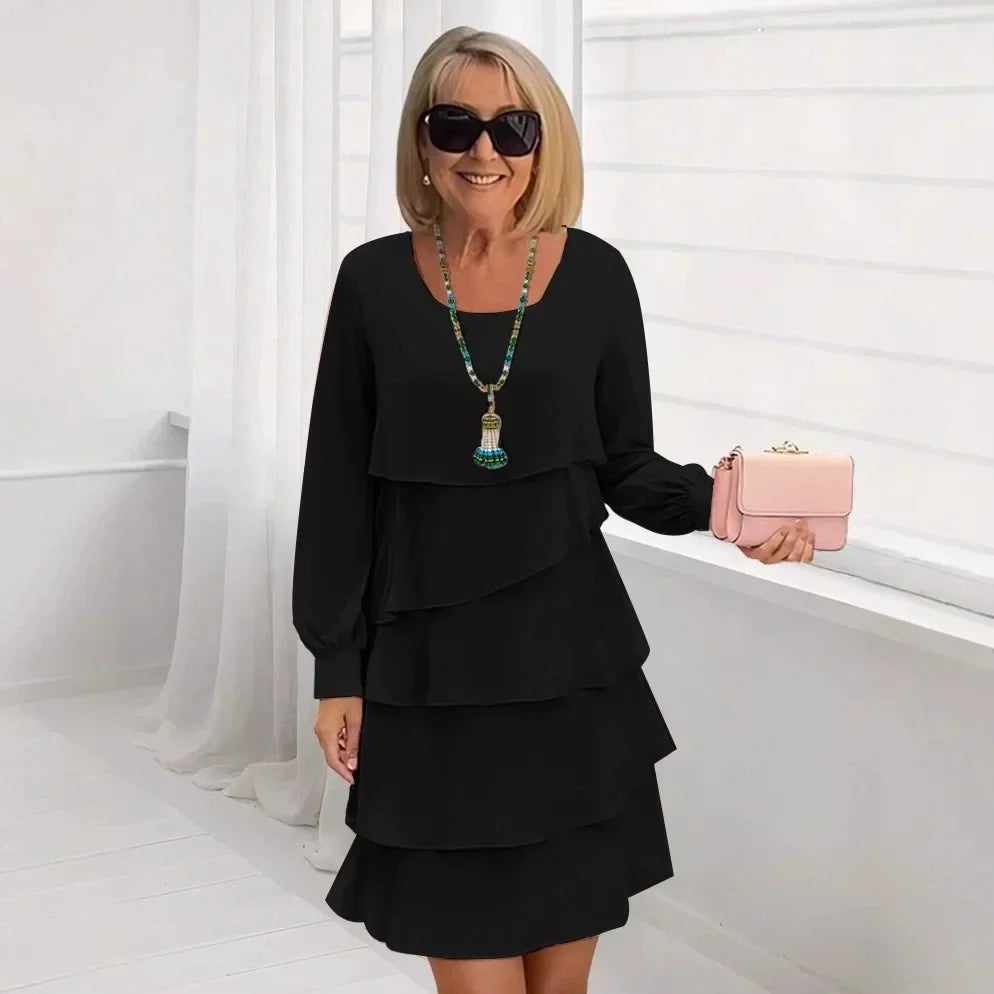 María – Vestido elegante con volantes