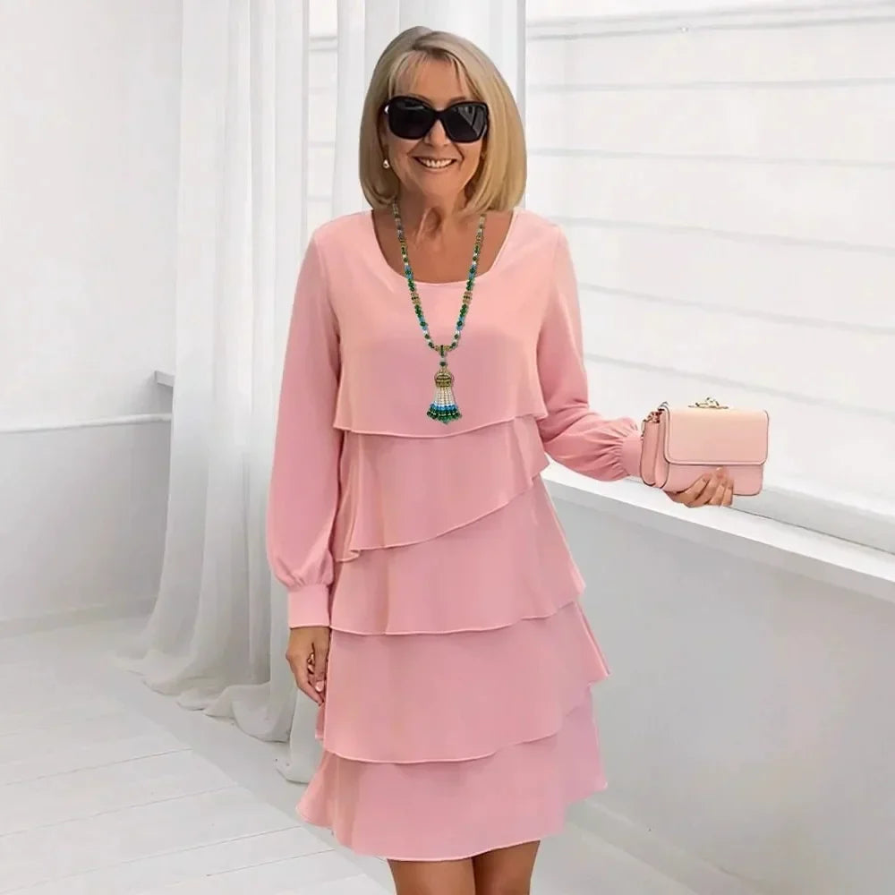 María – Vestido elegante con volantes