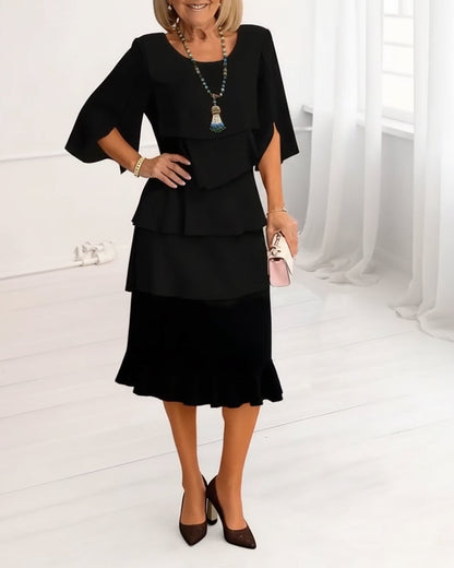 Carmen – Vestido elegante con volantes
