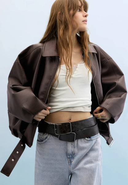 Amara™ | Chaqueta de piel sintética