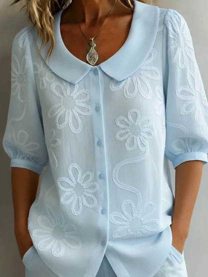 Aurelia™ — Blusa ligera con estampado floral