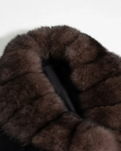 Helen | Chaqueta con cuello de piel