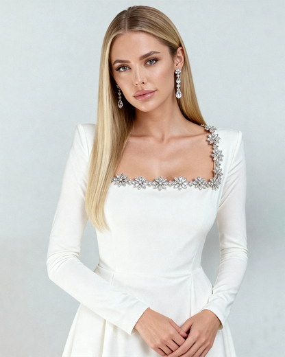 Celeste | Vestido de cristal