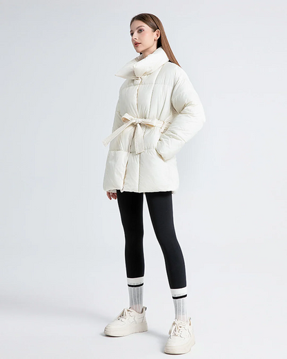 Anneliese | Chaqueta acolchada con cinturón