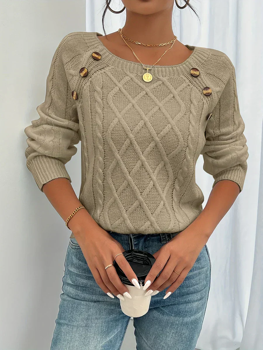 Lotte | Elegantes suéteres de invierno de punto trenzado