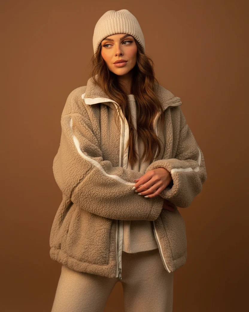 Mirella | Chaqueta  polar de peluche