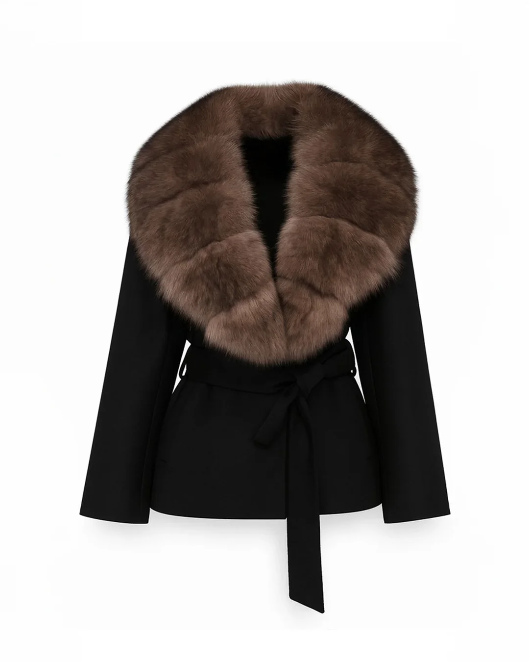 Helen | Chaqueta con cuello de piel
