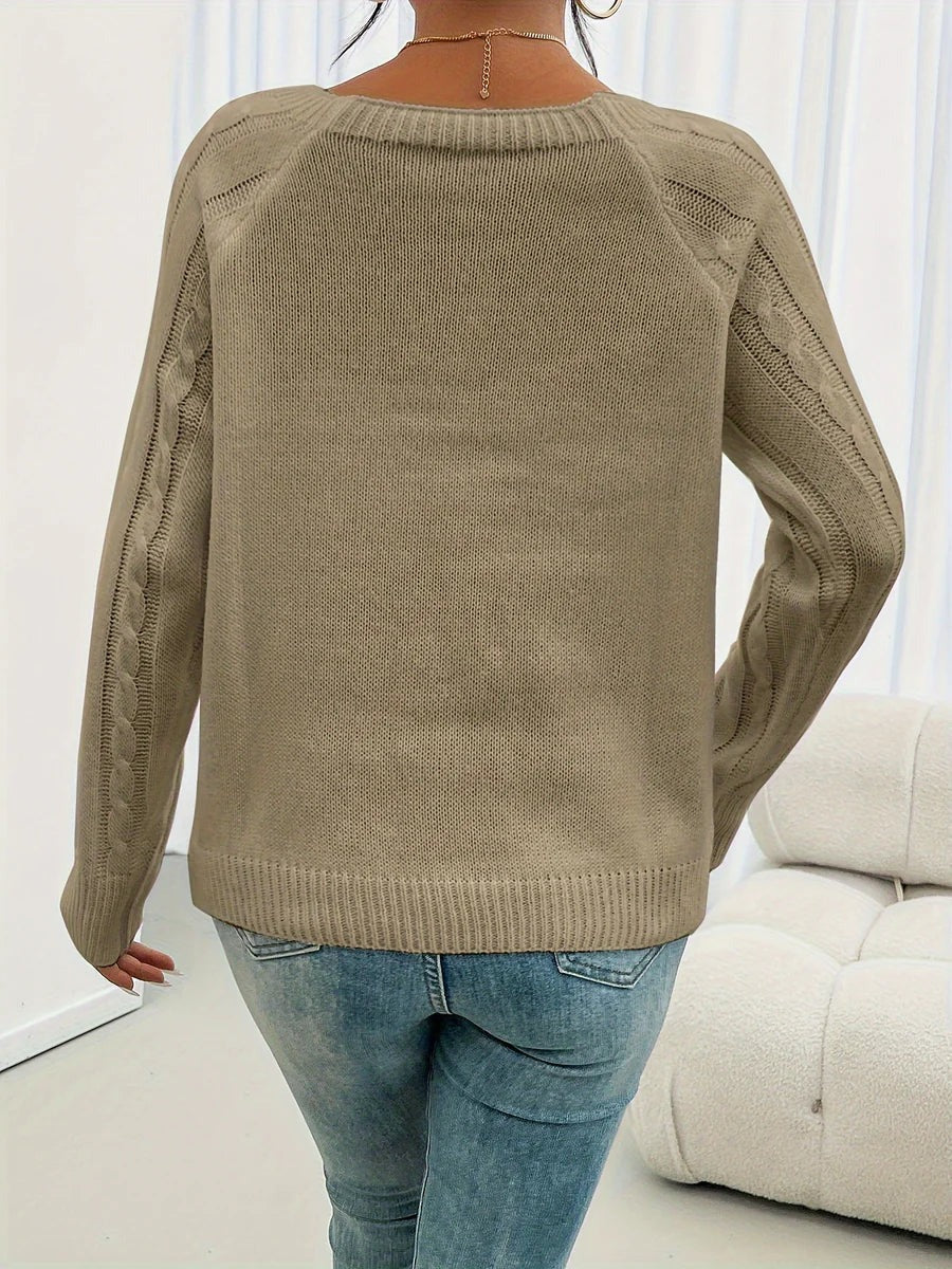 Lotte | Elegantes suéteres de invierno de punto trenzado