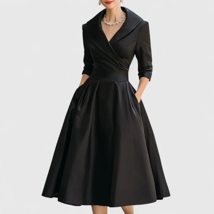 Naiara|Elegante vestido midi