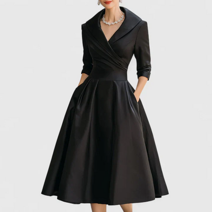Naiara|Elegante vestido midi