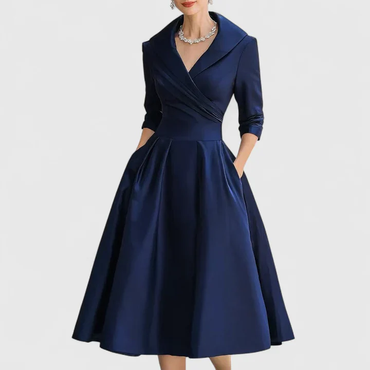Naiara|Elegante vestido midi