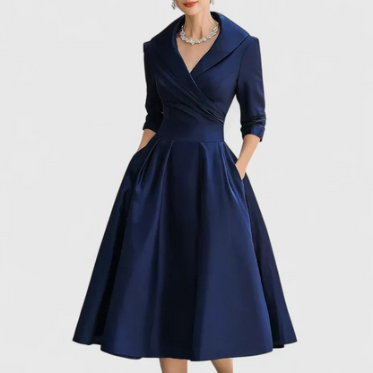 Naiara|Elegante vestido midi