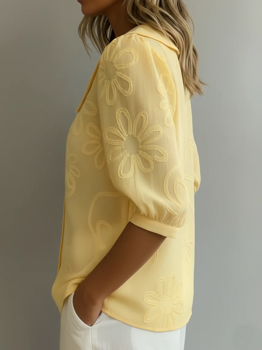 Aurelia™ — Blusa ligera con estampado floral