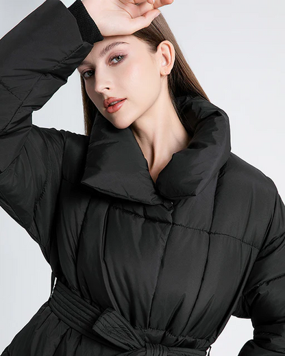 Anneliese | Chaqueta acolchada con cinturón