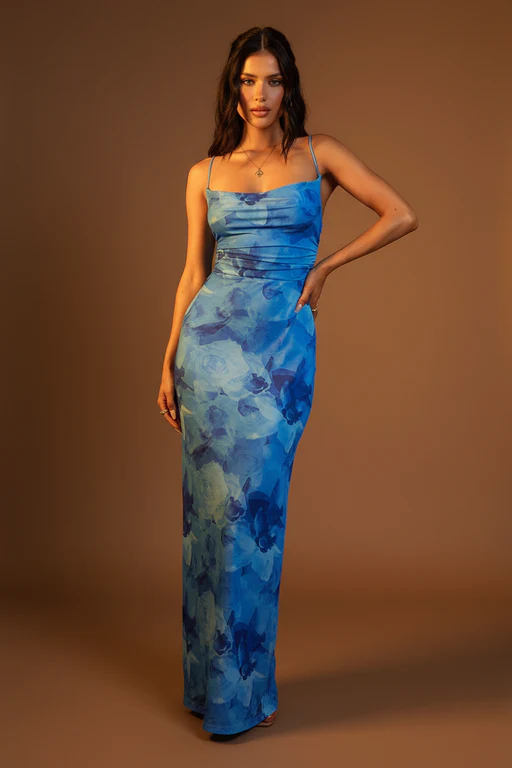 Aurelia | Vestido largo estampado