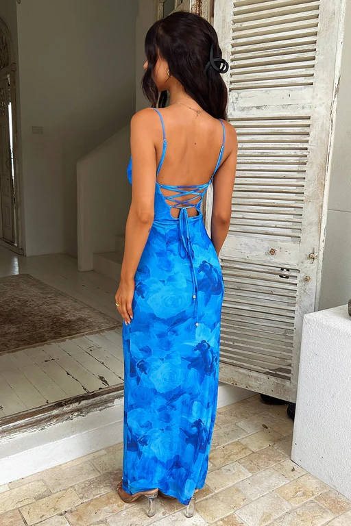 Aurelia | Vestido largo estampado