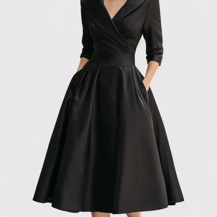 Naiara|Elegante vestido midi