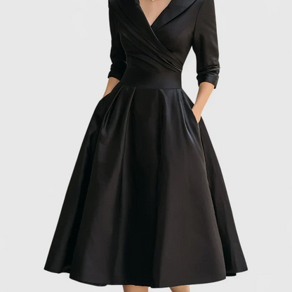 Naiara|Elegante vestido midi