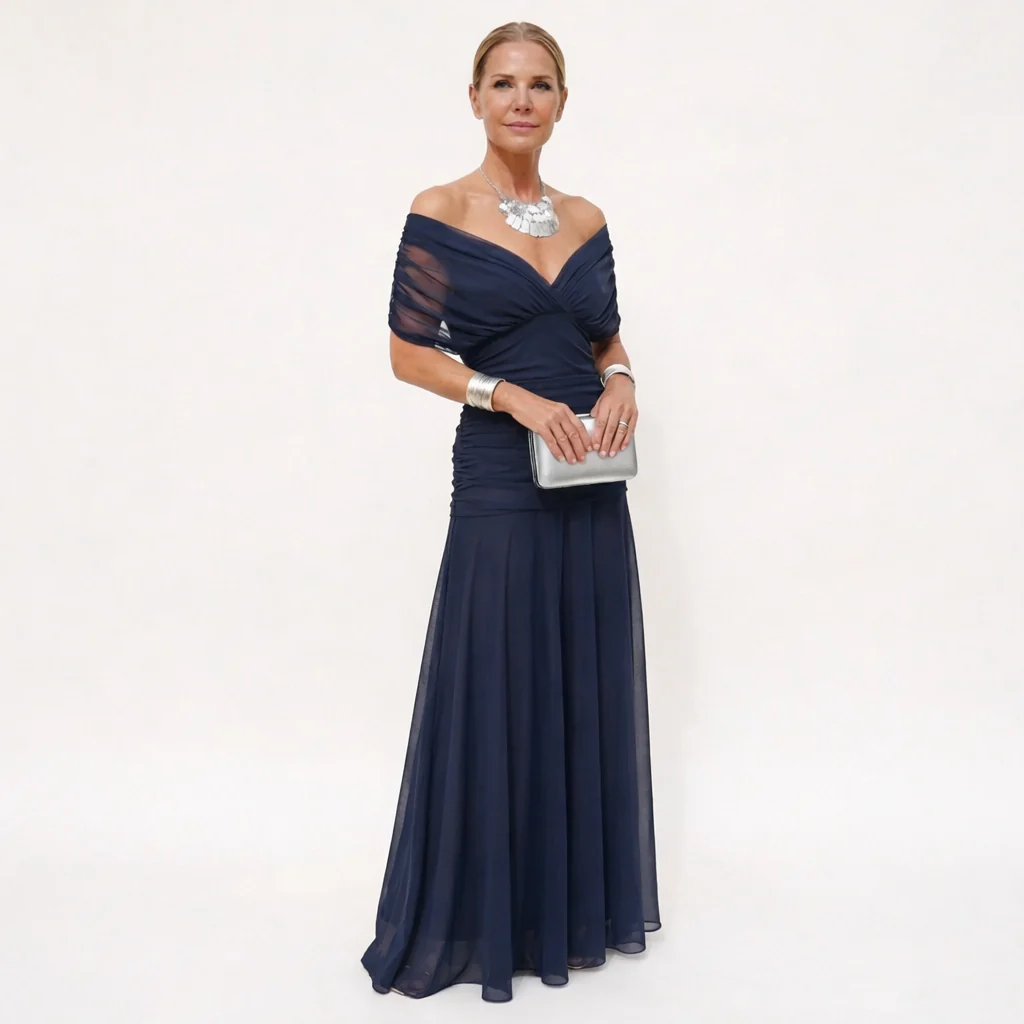 Velora™ | Vestido Floral Largo con Escote en V
