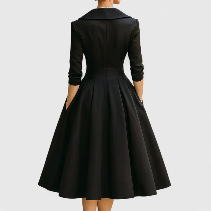 Naiara|Elegante vestido midi