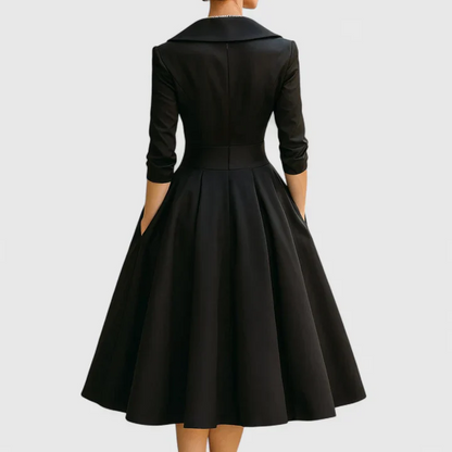 Naiara|Elegante vestido midi